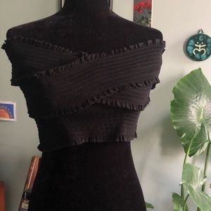 Urban Outfitters wrap around off the shoulder top